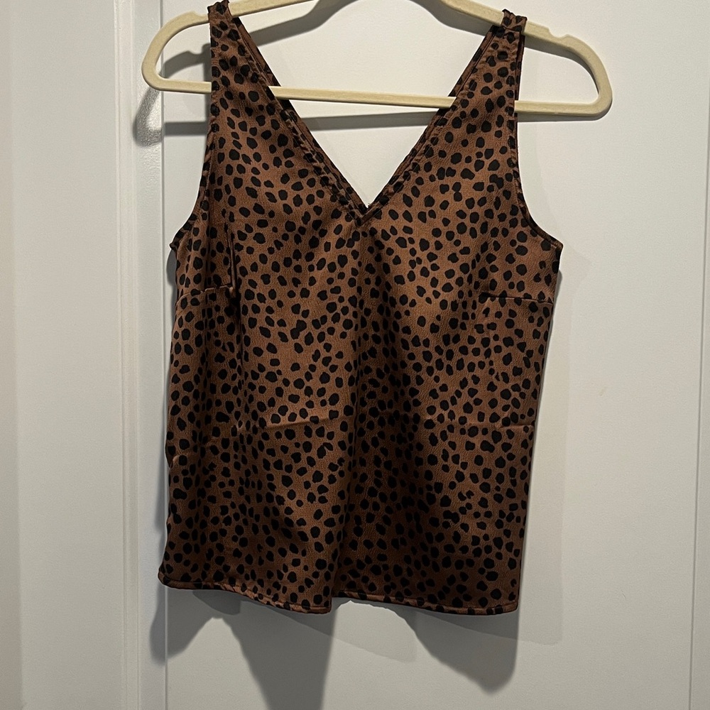 Old Navy Leopard Tank Top